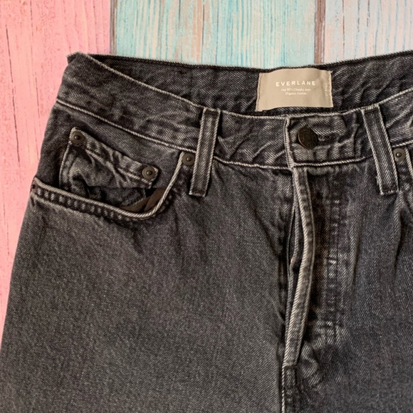 Everlane the cheeky 90s ankle washed black color - Picture 3 of 14